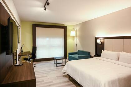 Las habitaciones ofrecen todo lo que un viajero "express" necesita