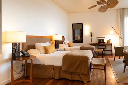 Las habitaciones son amplias y están muy bien atendidas.