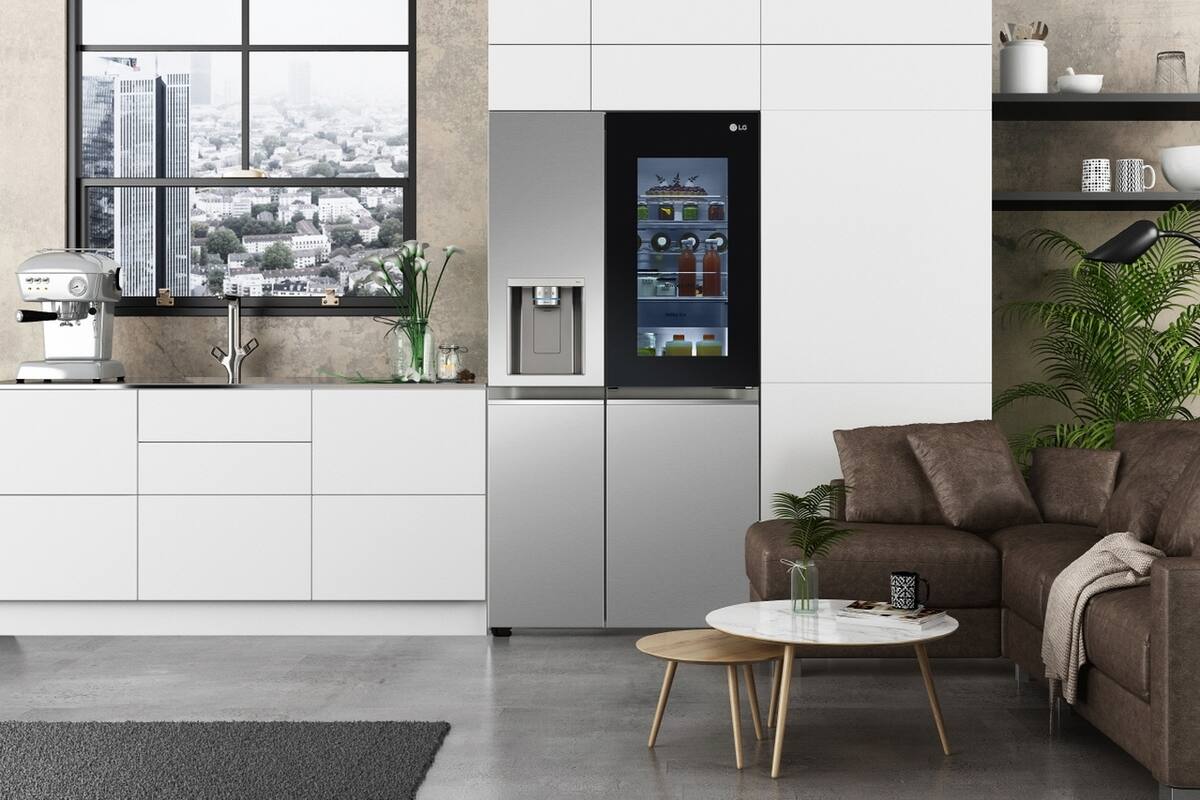 Las heladeras que LG presentará en la CES 2021 tienen control de voz para abrir la puerta sin usar las manos y una doble puerta para acceder a algunas cosas sin que la heladera pierda frío