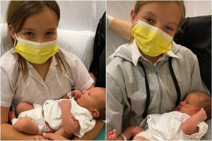 Las hijas de Fabián Cubero conocieron a su hermano Luca