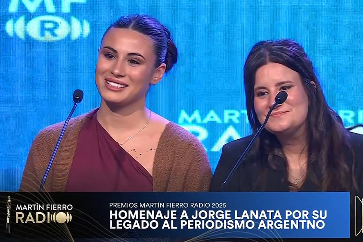 Las hijas de Jorge Lanata agradecieron el homenaje a su padre en los Martín Fierro de Radio