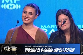 Martín Fierro de Radio: el sentido homenaje a Jorge Lanata y el agradecimiento de sus hijas