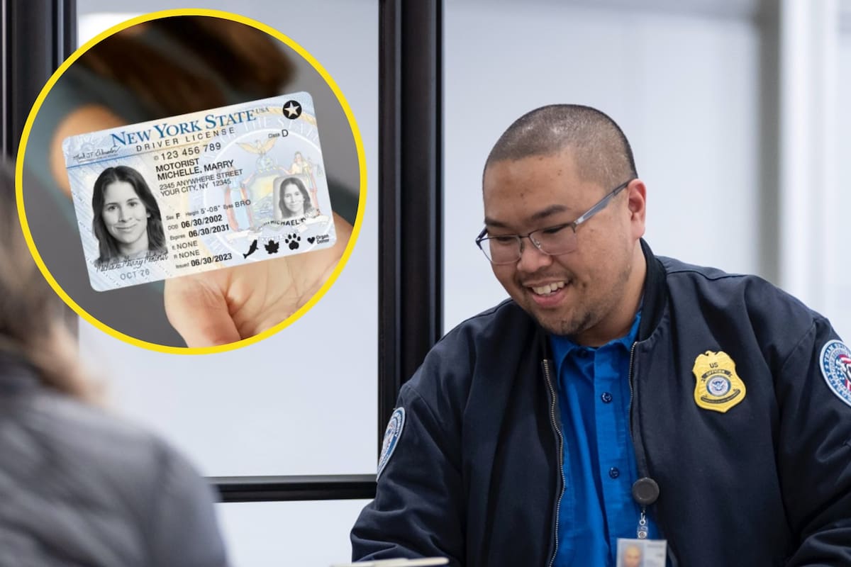 Las identificaciones que cumplen con la ley federal tienen un distintivo para reconocerlas