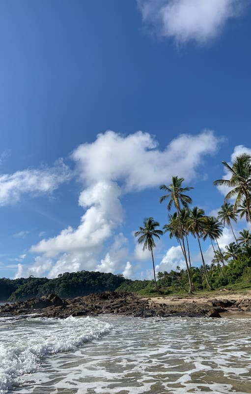 Las idílicas playas de Itacaré en el sur de Bahía.