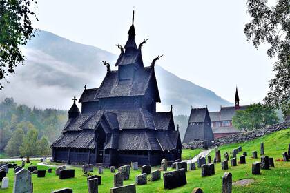 Las iglesias de madera de Noruega se consideran joyas arquitectónicas