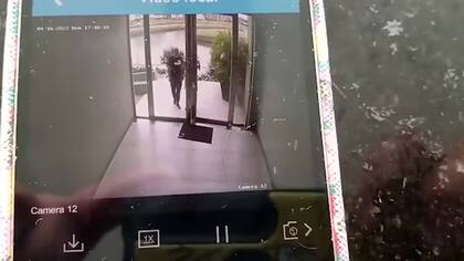 Las imágenes captadas por las cámaras de seguridad