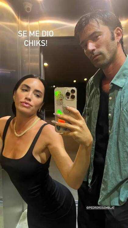 Las imágenes con las que Lali Espósito desmintió los rumores de crisis con Pedro Rosemblat (Foto: Instagram captura/@lali)