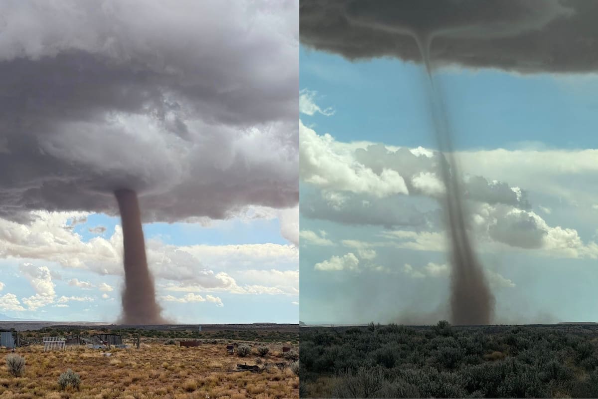 Las imágenes de dos tornados en Utah dejaron a la población impactada y muchos residentes se quedaron sin luz