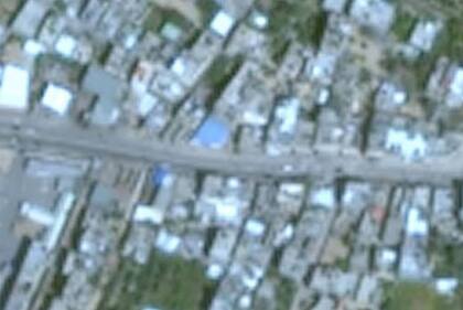 Las imágenes de Gaza que ofrece Google Earth son de baja resolución.