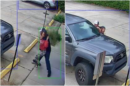 Las imágenes de la cámara de seguridad captó el momento justo en el que el hombre intentó subir por la fuerza a una mujer en una camioneta; el hecho ocurrió en Florida