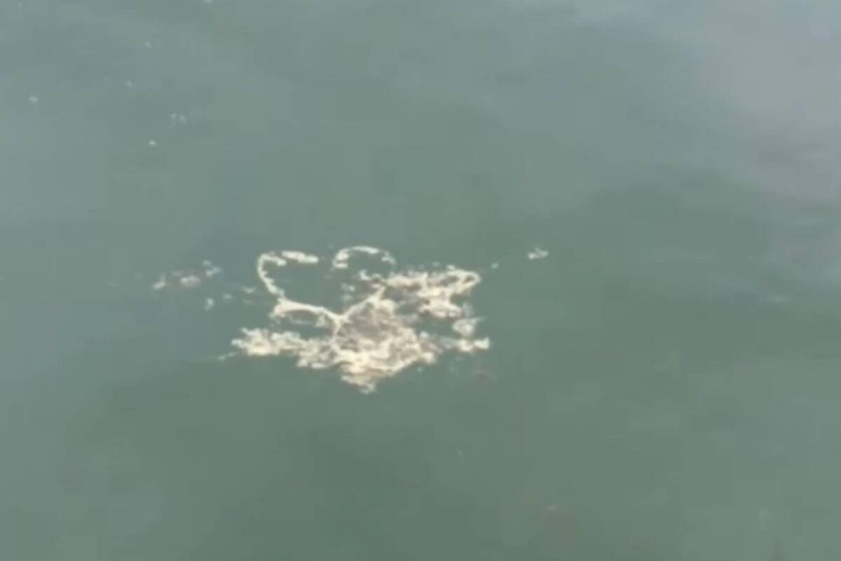 Las imágenes de la extraña formación se viralizaron de manera inmediata en las redes sociales