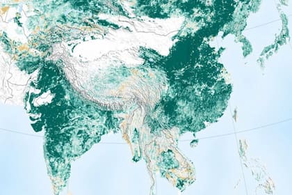 Las imágenes de la NASA muestran que hoy el planeta es más verde