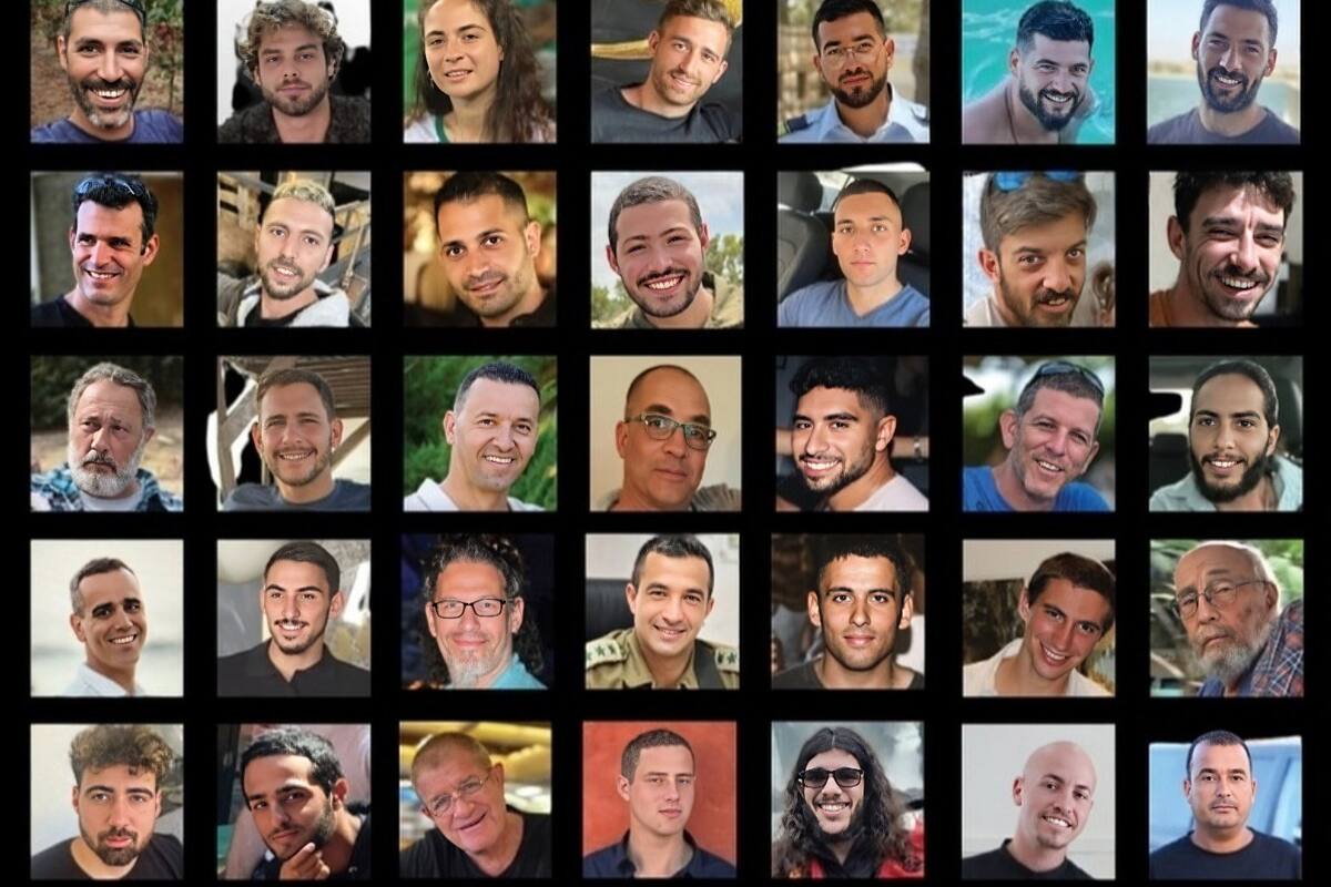 Las imágenes de los rehenes que serían liberados y los cuerpos que serían entregados