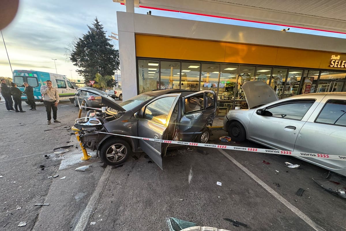 Las imágenes del accidente en el que murió una mujer y un hombre resultó herido en el acceso Tigre