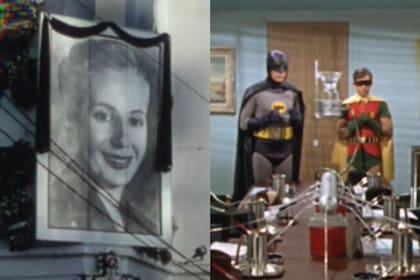 Las imágenes del cortometraje "Y la Argentina detuvo su corazón", que retrató el funeral de Eva Perón, fueron recicladas y usadas en Batman de Adam West