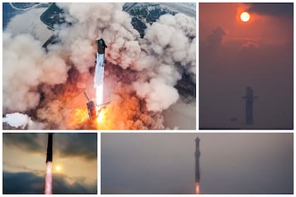 Las imágenes del despegue de Starship