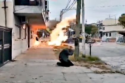 Las imágenes del momento son impactantes