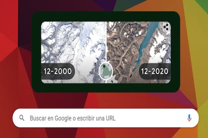 Las imágenes del nuevo doodle de Google muestran la degradación de distintos sitios naturales para pensar en este Día de la Tierra