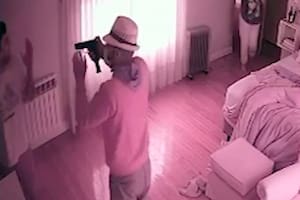 Las imágenes del robo en una casa de Castelar