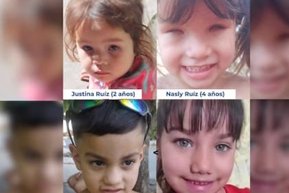 Las imágenes difundidas por la Justicia de los menores buscados en la ciudad santafesina de San Lorenzo