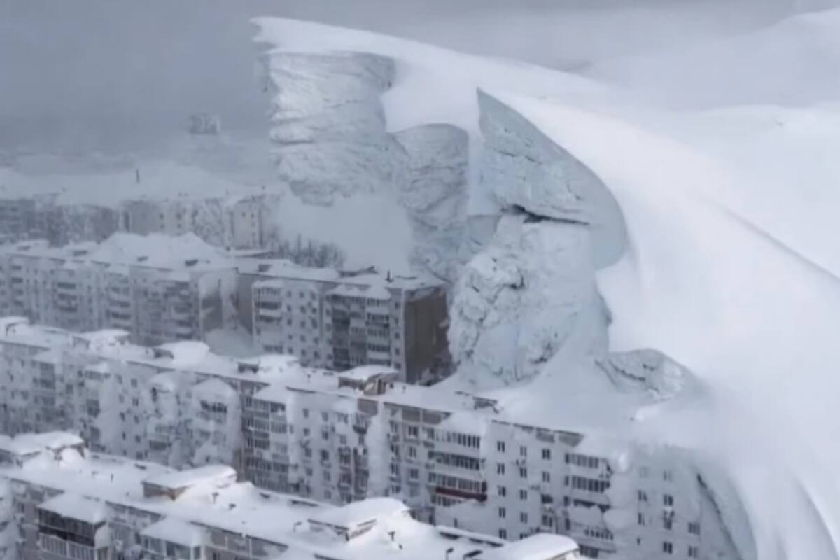 Las imágenes falsas de la mayor nevada de los últimos 60 años en la península de Kamchatka