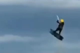 Así fueron los instantes previos a la desaparición del kitesurfista en Santa Fe