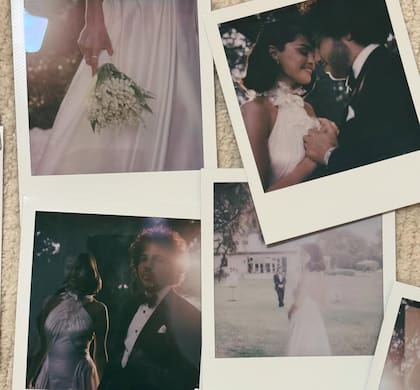 Las imágenes polaroids que imprimió Gómez a modo de recuerdo