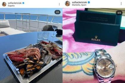 Las imágenes que compartió Clerici en su Instagram