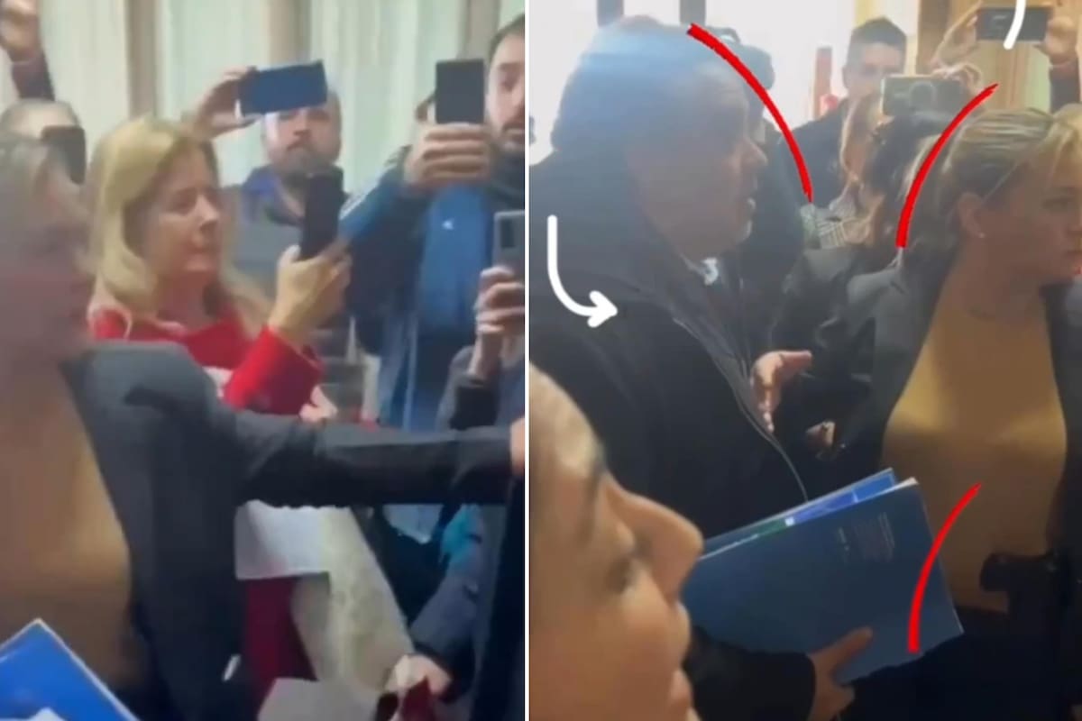 Las imágenes que compartió Grabois en X