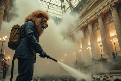 Las imágenes que compartió Milei en medio del debate por la expulsión de Kueider