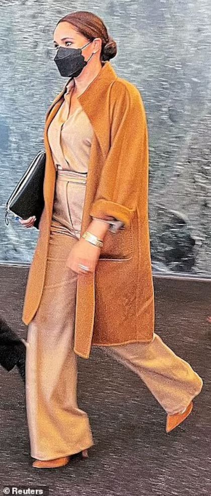 Las imágenes que corroboran el boceto de Meghan Markle (Foto: Daily Mail)