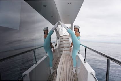 Las impresionantes posiciones de yoga de la novia de Cristiano. Crédito: Instagram