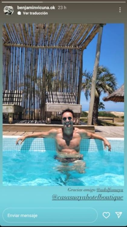 Las increíbles vacaciones de soltero de Benjamín Vicuña