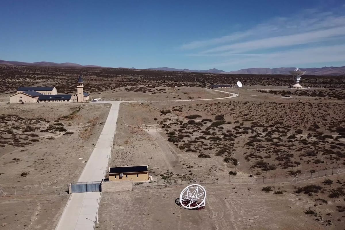 Las instalaciones de China en la provincia de Neuquén.