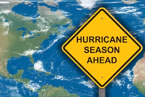 Las intensas lluvias e inundaciones que afectaron al sur de Florida en las últimas semanas actúan como un escudo natural que desvía los huracanes lejos del estado