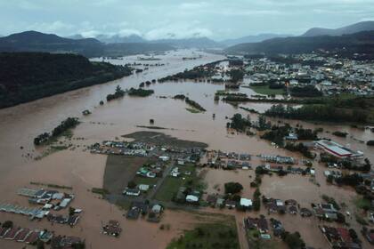 Las inundaciones afectaron zonas rurales y urbanas de Rio Grande do Sul