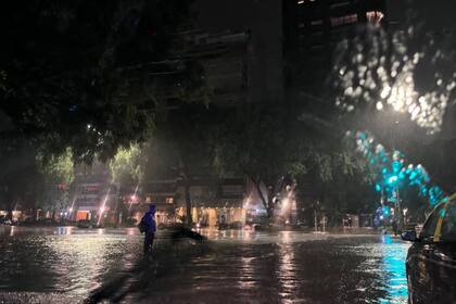Las inundaciones en Palermo.