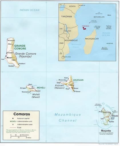 Las islas Comoras