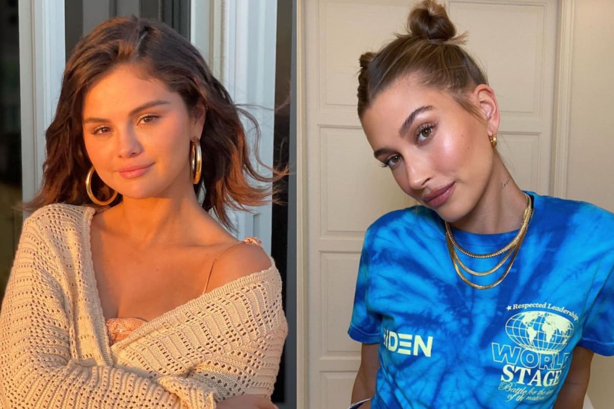 Las jóvenes son comparadas constantemente y ahora se creó una nueva teoría (Foto Instagram @selenagomez / @haileybieber)