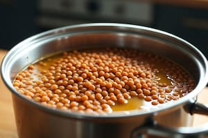 Las lentejas son un alimento muy común en los hogares (Foto: Grok)