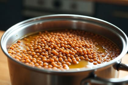 Las lentejas son un alimento muy común en los hogares (Foto: Grok)