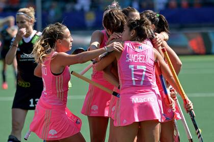 Las Leonas festejaron ante Alemania