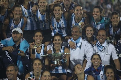 Las Leonas ganaron su último Mundial en Rosario 2010