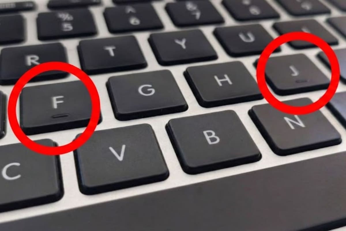 Las letras F y J del teclado QWERTY comparten un detalle que muchos pasan por alto