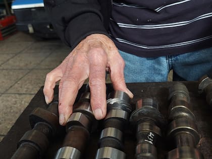 Las levas en el taller de Pardo