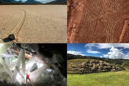 Las líneas de Nazca y los cristales gigantes de Naica son algunos de estos enigmáticos sitios