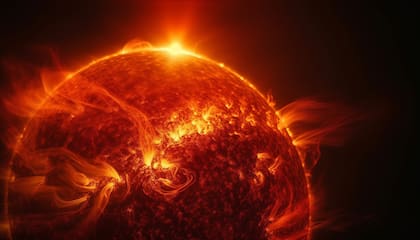 Las llamaradas solares son potentes explosiones de energía (imagen ilustrativa)