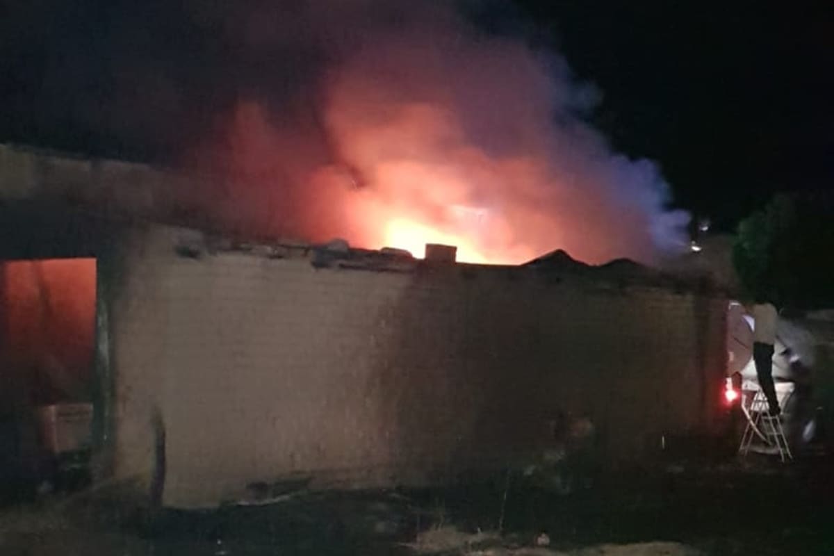 Las llamas destruyeron todo