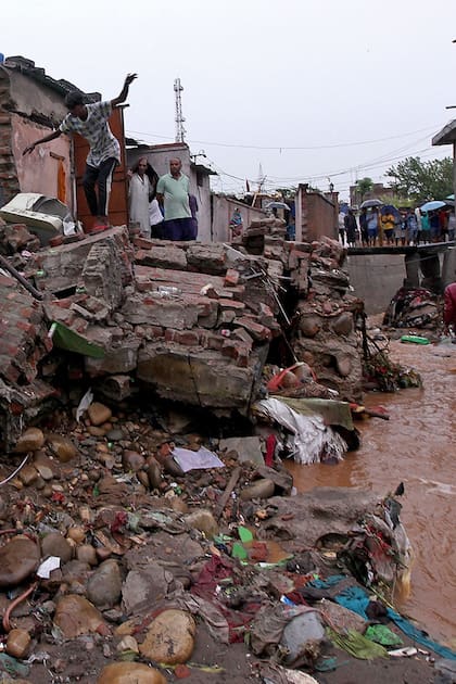 Las lluvias monzónicas causaron muertos y destrozos en India