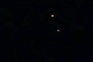 Las luces que se vieron en el cielo